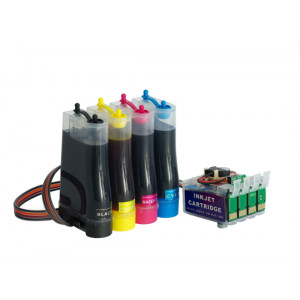 Non-OEM CISS Ink System for Epson Expression Home XP-255 XP-257 +400ml  Ink