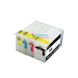 Non-OEM refillable ink cartridges for Canon Maxify MB2050 MB2350 + 400 ml pigment ink