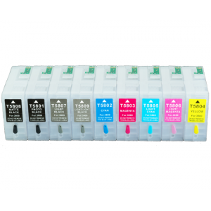 Non-OEM refillable ink cartridges for Epson Pro 3880 + 900ml InkTec’s PowerChrome K3 pigment ink